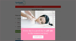 Desktop Screenshot of email.spafinder.com