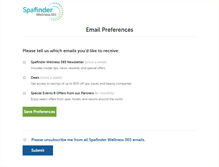 Tablet Screenshot of email.spafinder.com